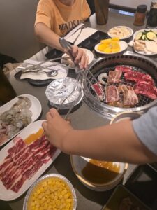 griliing meat