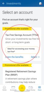 how to open tfsa